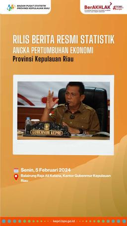 Rilis Pertumbuhan Ekonomi Provinsi Kepulauan Riau