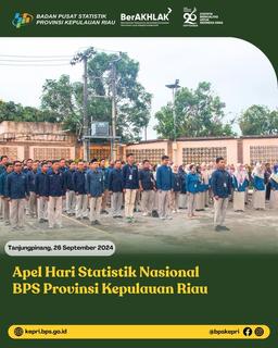 Apel Hari Statistik Nasional 2024 BPS Provinsi Kepulauan Riau