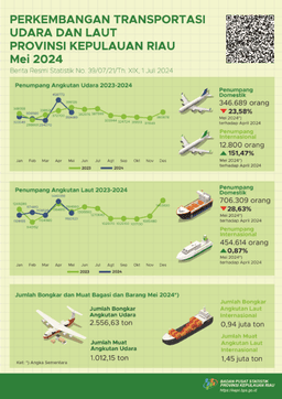 Development Of Air And Sea Transportation In Kepulauan Riau Province May 2024