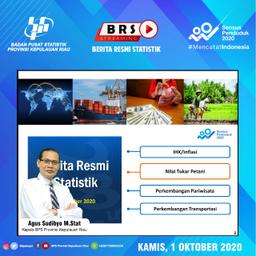 Berita Resmi Statistik 1 Oktober 2020