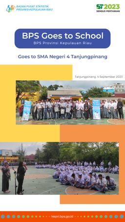 BPS Goes to SMAN 4 Tanjungpinang