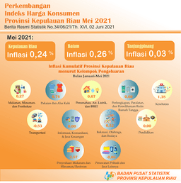 Perkembangan IHK Provinsi Kepulauan Riau Mei 2021