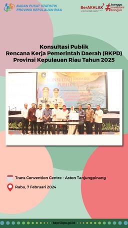 Konsultasi Publik Rencana Kerja Pemerintah Daerah (RKPD) Provinsi Kepulauan Riau Tahun 2025