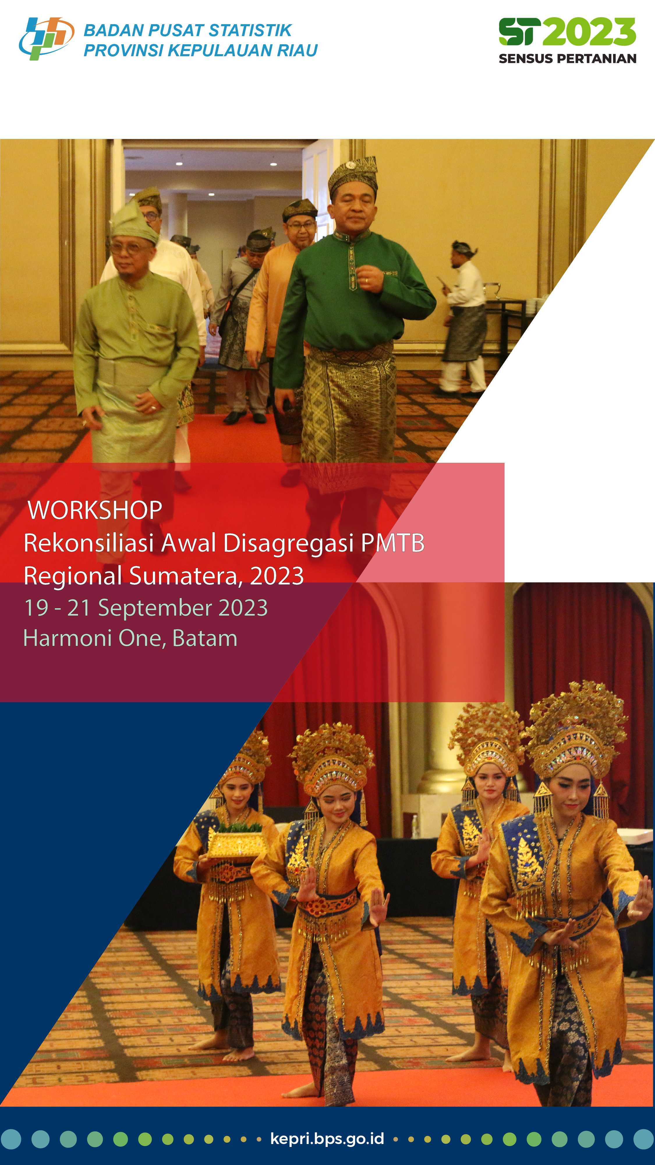 Workshop Rekonsiliasi Awal Disagregasi PMTB Regional Sumatera 2023