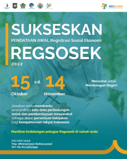 Pendataan Awal Registrasi Sosial Ekonomi Dimulai