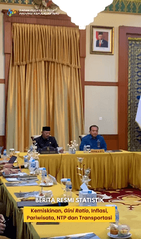 Rilis Indikator Strategis Provinsi Kepulauan Riau di Gedung Daerah