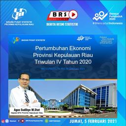 Ekonomi Kepulauan Riau Tahun 2020 mengalami Kontraksi sebesar 3,80 persen