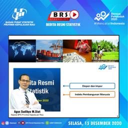 Berita Resmi Statistik 15 Desember 2020