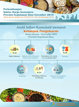 Consumer Price Index Of Kepulauan Riau Province In November 2019