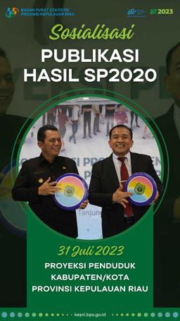 Sosialisasi Proyeksi Penduduk Kabupaten/Kota 2020-2035, Hasil Sensus Penduduk 2020